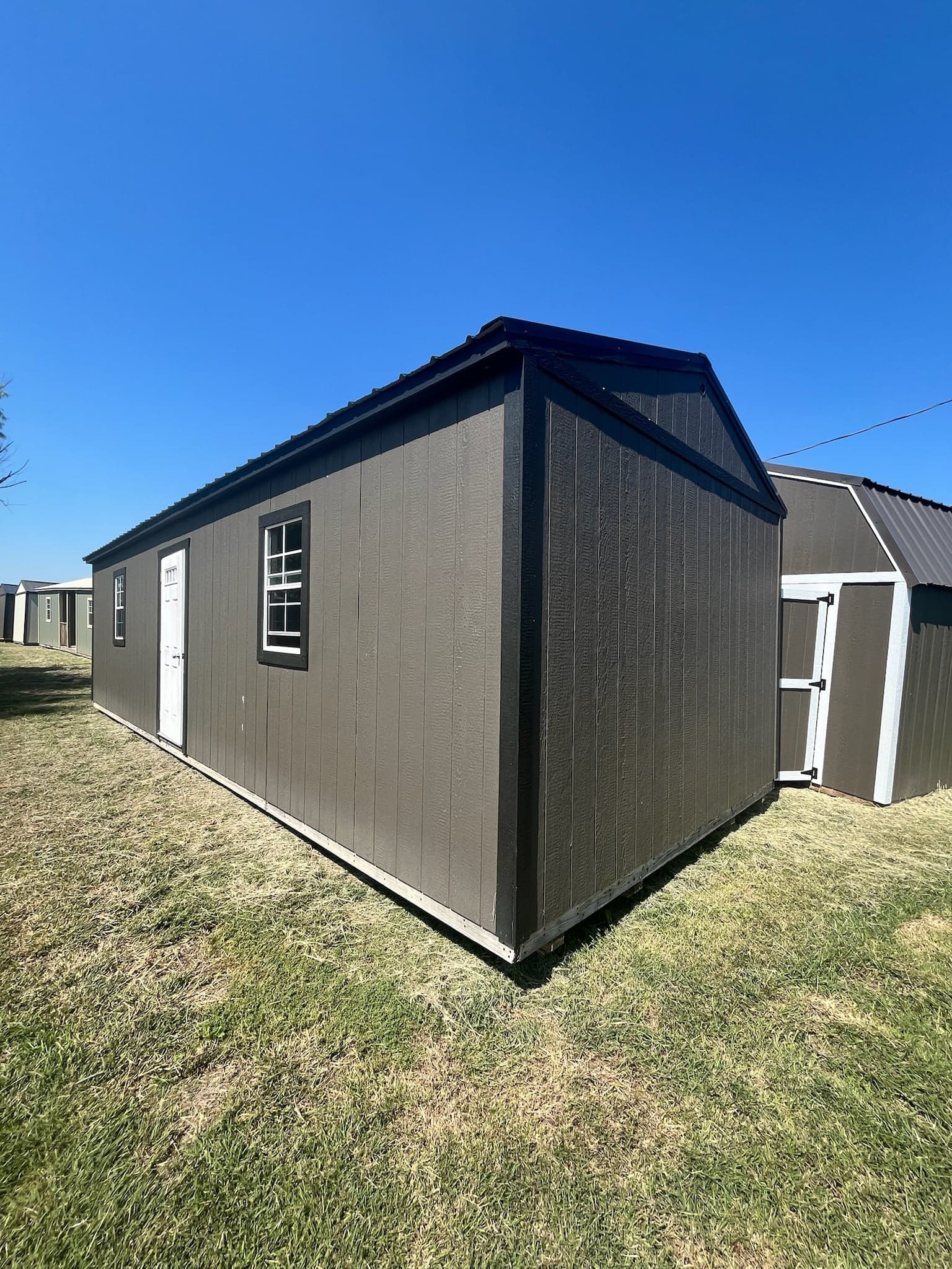 12×32 Portable Shed delivered to Denton area