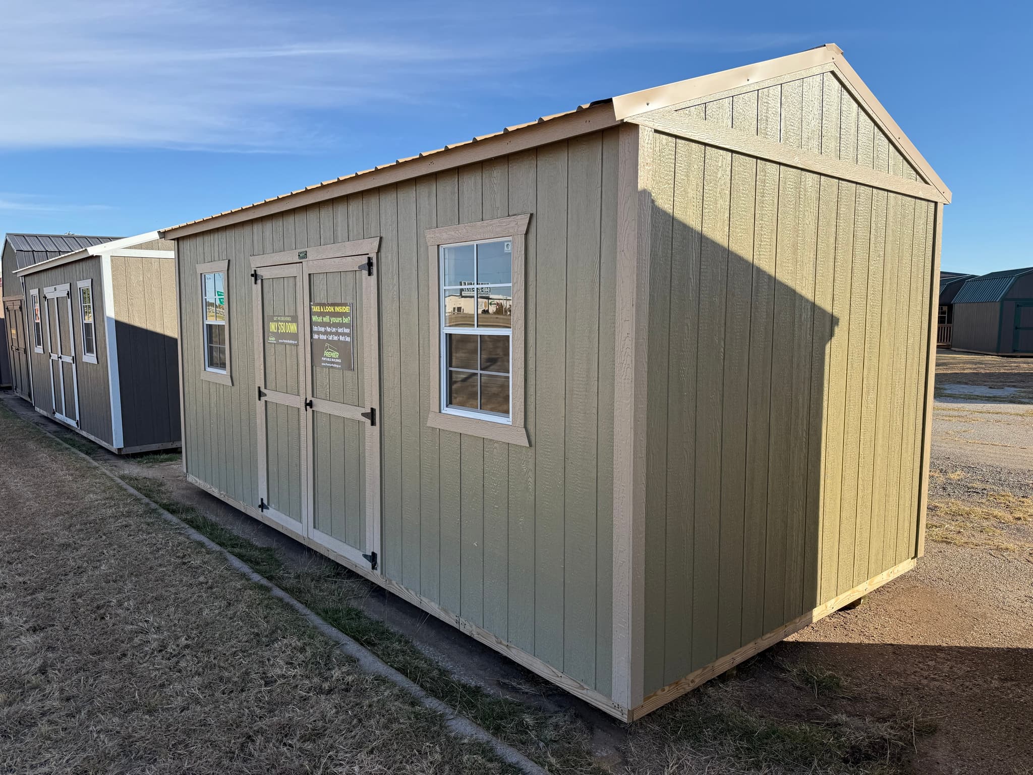 10×20 Portable Shed delivered to Wichita Falls area