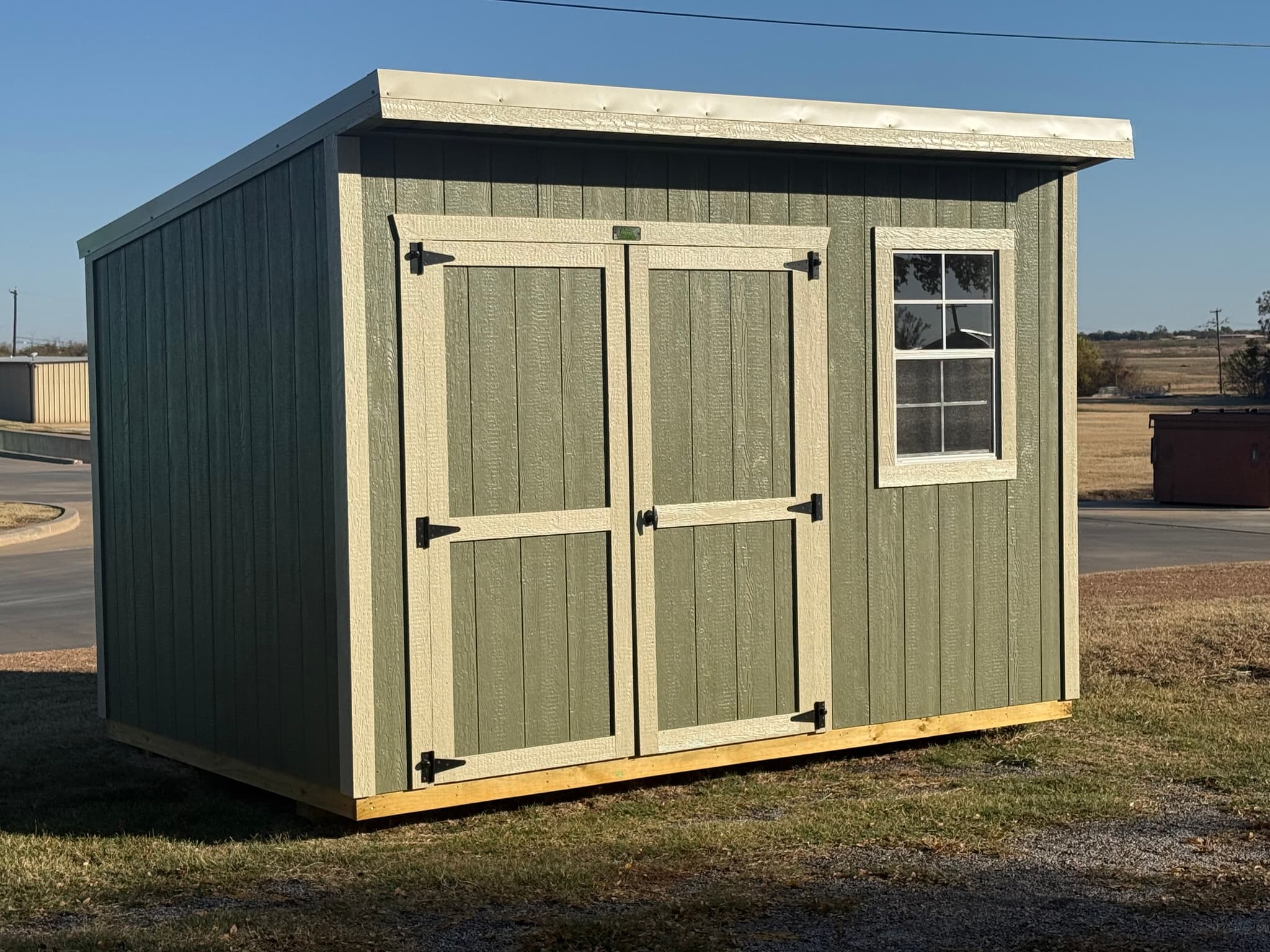 8×12 Portable Shed delivered to Wichita Falls area