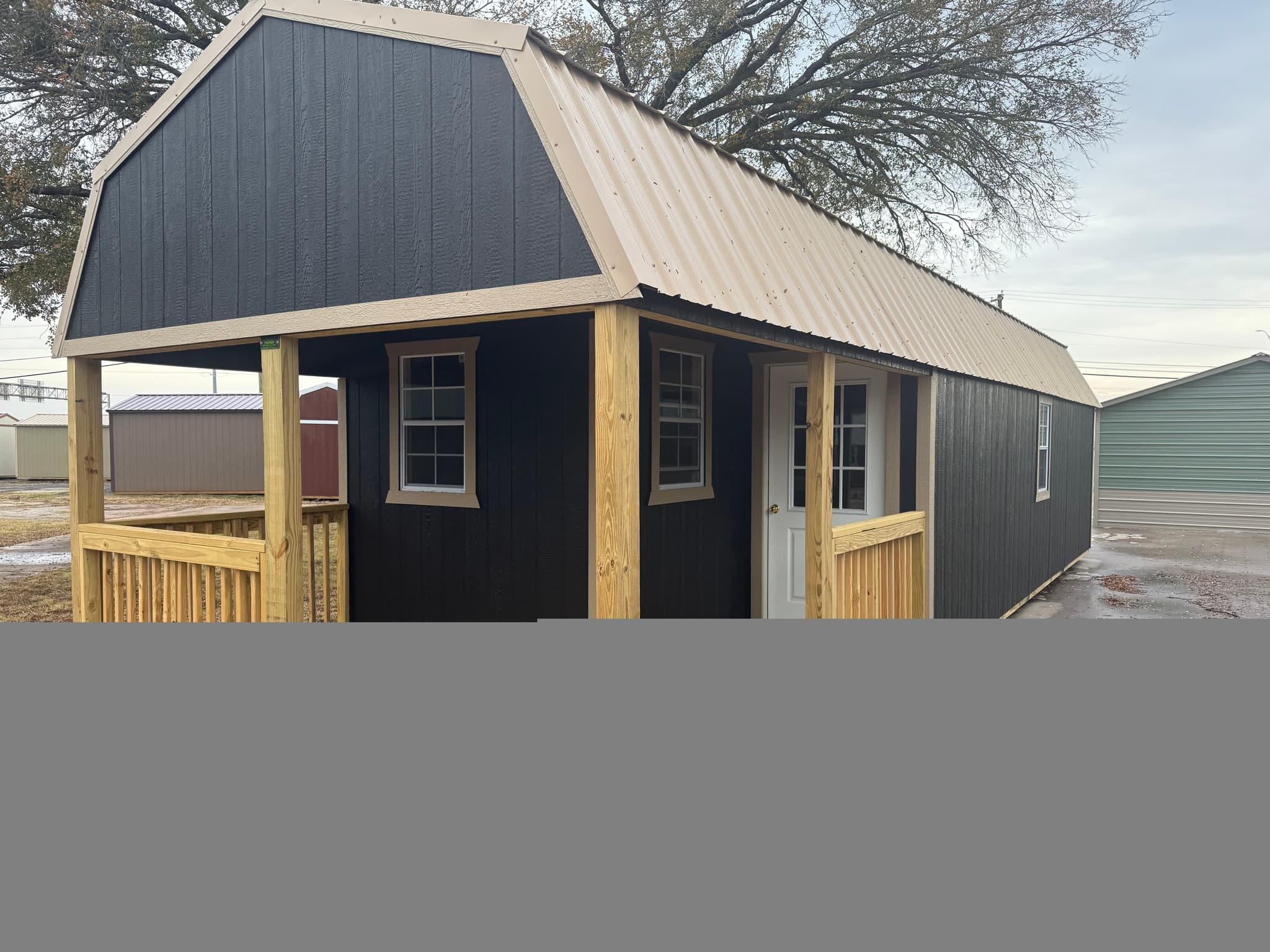 12×40 Portable Shed delivered to Wichita Falls area